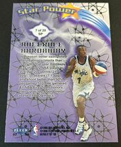 NBA 97-98 ULTRA STAR POWER #7SP Anfernee Hardaway_画像2