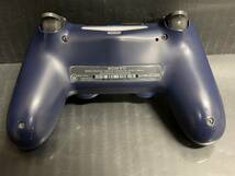 □【ジャンク】PS4用 ワイヤレスコントローラー デュアルショック４ Dualshock4 ミッドナイトブルー[CUH-ZCT2J]_画像4