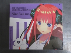 【動作確認済】五等分の花嫁∬ TRUE WIRELESS STEREO EARPHONES 中野二乃モデル ワイヤレスイヤホン【欠品有】