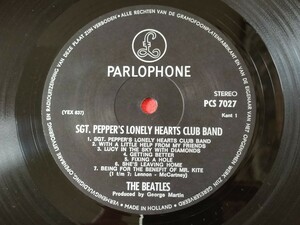 オランダ盤MAT−1初版高音質!【Sgt．Pepper’s〜】BEATLES