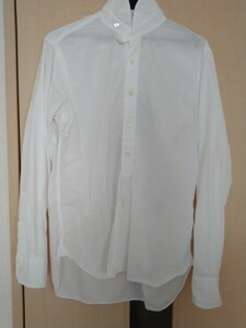 HAVERSACK ハバーサック　ラウンドカラーシャツ　長袖シャツ　ホワイト　Lサイズ　Bshop 　美品