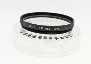 美品★LEITZ ライツ E55 UVa 13373 ライカ Leica レンズフィルター #10072 #15 #22