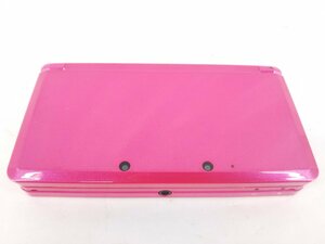 ニンテンドー Nintendo 3DS 初期型 箱無し本体のみ グロスピンク 中古品【1円スタート】