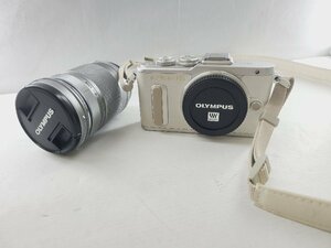 OLYMPUS PEN デジカメ E-PL8 オリンパス ペン ミラーレス一眼カメラ 本体 + 不良レンズ セット 動作確認済み