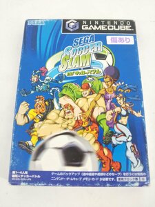 ニンテンドーゲームキューブソフト GAMECUBE NGC SEGA SOCCER SLAM セガサッカースラム 希少 レトロゲーム 中古品【1円スタート】◆