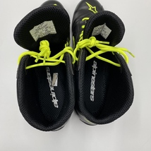 ko0116/07/62 希少 やや傷 アルパインスターズ ALPINESTARS TECH 1-K START SHOES BLACK YELL FLUO カートシューズ US9 EUR42 2711515-155 _画像7