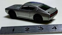 送料１２０円〜京商1:100　ニッサン スカイライン　ＧＴ−Ｒ ＰＧＣ１１０シルバー　 1/100　日産42619430_画像9