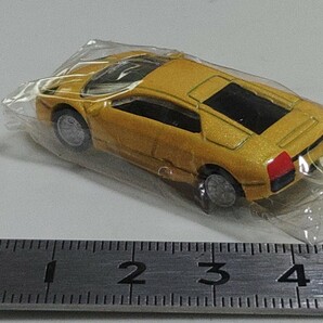 送料120円〜 京商 1:100 ランボルギーニミニカー ムルシエラゴ イエロー 1/100  サークルＫサンクス 942243851の画像9