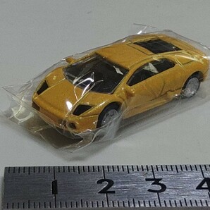 送料120円〜 京商 1:100 ランボルギーニミニカー ムルシエラゴ イエロー 1/100  サークルＫサンクス 942243851の画像6