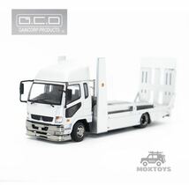 1/64スケール GCD FUSO fighter MK2 FK 2017アウタグラガーズドダブルデッキ、牽引シルバーRDダイキャストモデルカー_画像1