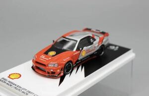 1/64スケール R34 GT-Rドリフトレースカーシェルモデル