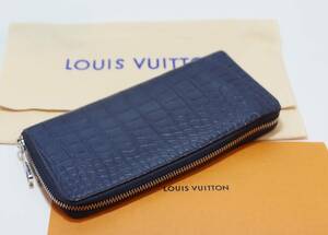 ★LOUIS VUITTON ルイ ヴィトン　エキゾチックレザー クロコダイルレザー　ジッピーウォレット ヴェルティカル　ラウンドファスナー長財