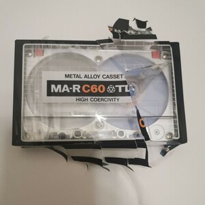 カセットテープ TDK MA-R C60 メタル パッケージ破れ