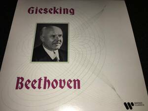 ギーゼキング ベートーヴェン ピアノ・ソナタ 4 6 7 8番 悲愴 オリジナル リマスター EMI ワーナー 紙 未使用美品
