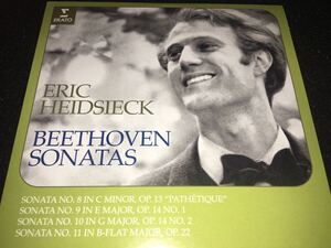 ハイドシェック ベートーヴェン ピアノ・ソナタ 8 悲愴 9 10 11番 リマスター オリジナル 紙 未使用美品