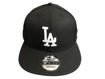 cap-207 NEW ERA MLB Los Angeles Dodgers 9FIFTY SNAPBACK ニューエラ キャップ ベースボールキャップ ブラック_画像1