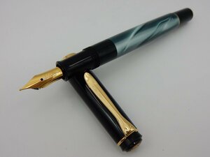 未使用品？Pelikan ペリカン M200 万年筆 マーブルグリーン F 1