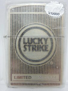 未使用 Zippo LUCKY STRIKE ラッキー・ストライク 限定品 1996 現状で 1