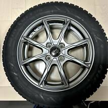 1円〜 冬タイヤ スタッドレスタイヤホイール付 スノータイヤ4本セット HIFLY ハイフライ win-turi 175/65R15 84T アクア 15インチ ナット付_画像2