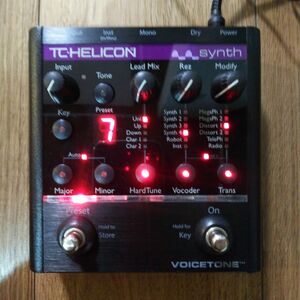 廃盤 レア tc helicon VoiceTone Synth エフェクター ヘリコン ボーカル ボイストーン シンセサイザー