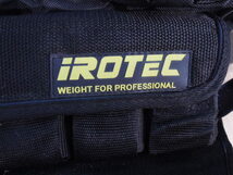 ●iROTEC　ウエイトベスト　重り約1.4ｋｇ×９個※ジャンク■８０_画像7