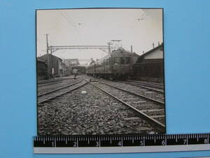 (J51)218 写真 古写真 電車 鉄道 鉄道写真 長野 長野電鉄 1000型 昭和35年10月17日 長野駅 はがれた跡が薄くなっています