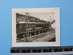 (J51)445 写真 古写真 電車 鉄道 鉄道写真 箱根登山鉄道 113号 進駐軍用 昭和25年3月21日