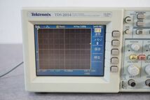 [QS][A4010610] Tektronix テクトロニクス TDS2014 デジタルストレージ オシロスコープ 電源コード付き_画像3