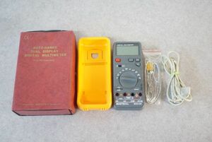 [QS][A4011480] MASTECH MAS-345 DIGITAL MULTIMETER デジタルマルチメーター ケース付き