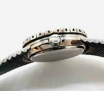 OMEGA オメガ 腕時計 レディース 手巻き Geneve ジュネーブ ダイヤベゼル ブラック文字盤 アンティーク 可動品_画像5