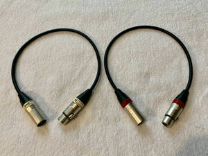 *MOGAMI( Moga mi) 2534 NEUTRIK( Neutrik ) XLR cable 50cm 2 pcs set new goods 