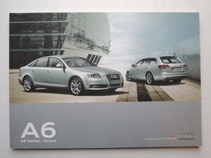 【カタログのみ】 アウディ A6 3代目 後期 2010年 厚口69P AUDI カタログ 日本語版 ★価格表付き