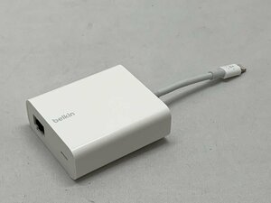 1円スタート！！ belkin Lightning to イーサネットアダプター F8J227 [Etc]