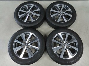 バリ溝 トヨタ アクア 185/60R15 NHP10 純正 ポリッシュ 5.5J +45 PCD100 4穴 ヴィッツ ヤリス