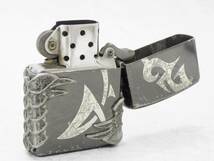 01 07-586149-11 [Y] ZIPPO ジッポー ジッポ 龍 ドラゴン ライター 喫煙グッズ 2005年製 札07_画像6