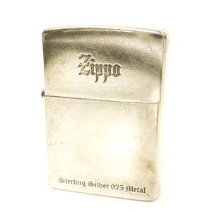 17 45-586114-10 [Y] (4) Zippo ジッポー スターリングシルバー STERLING SV925 オイル ライター 喫煙具 喫煙グッズ 鹿45