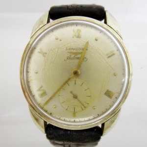 16 39-585922-09 [Y] 【本体のみ】 LONGINES ロンジン 17石 裏蓋14KGOLD Cal.22A メンズ 自動巻 Automatic 腕時計 福39