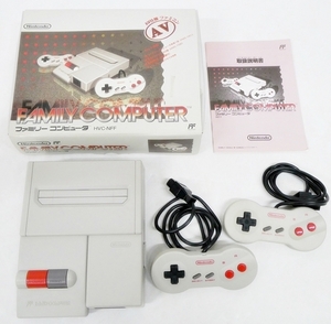 16 39-587066-22 [Y] 任天堂 Nintendo ファミリーコンピュータ HVC-NFF AV仕様 ファミコン 本体 コントローラー ゲーム機 レトロ 福39