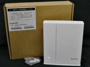 16 00-000000-00 [Y] ELECOM エレコム WMC-S1267GS2-W e-Mesh専用中継器 ルーター ネットワーク パソコン周辺機器 通電確認済み 福00