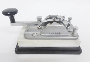 10 28-586871-19 [Y] 電鍵 ハイモンド HI MOUND HK-702 縦振り電鍵 TELEGRAPH KEY 名28