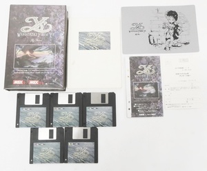 02 69-587426-26 [Y] MSX 2 WANDERERS FROM YS ワンダラーズ フロム イース FD 箱 説明書 他 付属品付き 旭69