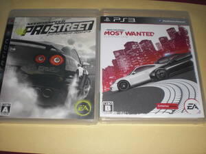PS3 ニード・フォー・スピード MOST WANTED a CRITERION GAME & ニード・フォー・スピード プロストリート