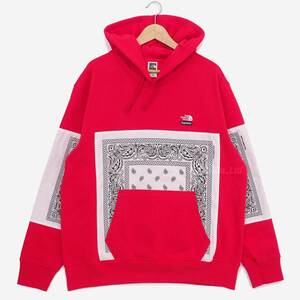 Supreme/TheNorthFace Trekking Bandana Hooded Sweatshirt 赤XL シュプリーム/ノースフェイス トレッキングバンダナフーデッドスウェット