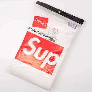 Supreme/Hanes Tagless Tees (3 Pack)　白XXL　シュプリーム/ヘインズ タグレス ティー（3枚セット）　