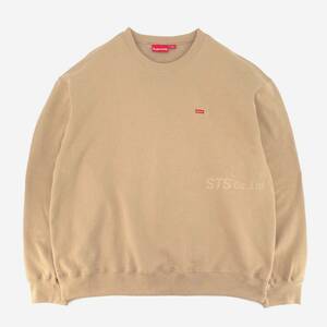 Supreme - Small Box Crewneck　タンXXL　シュプリーム - スモール ボックス クルーネック　2023SS　　