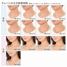 ネックレス チェーン 18金 イエローゴールド 2面カット喜平チェーン 幅5.1mm｜鎖 K18YG k18 18k 貴金属 ジュエリー メンズ_画像7