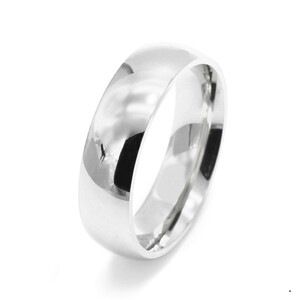  ring PT900 platinum shell circle ring width 6.0mm pin key ring also is metal ring l900pt lady's men's 