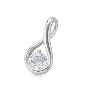  pendant top PT900 platinum natural stone wave line. one bead pendant . stone. diameter approximately 3.0mm rail stop 