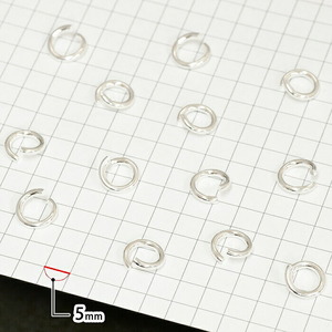 【1個売り】 丸カン シルバー925 丸環 線径1.4mm 直径8.0mm マルカン｜手芸用品 金具 飾り パーツ 部品 銀 Silver