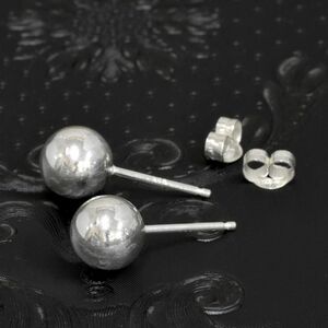 【バラ売り/1個】 ピアス シルバー925 シャカ玉ボールピアス｜銀 Silver アクセサリー レディース メンズ